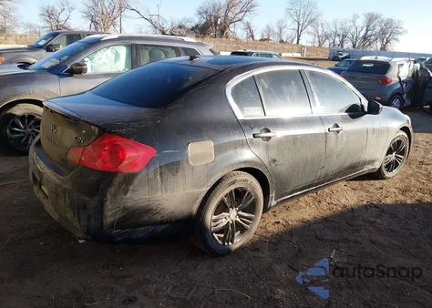 2012 Infiniti G37X z USA, uszkodzony, nr VIN JN1CV6AR7CM974220